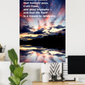 正直信じに報いる…ポスター ポスター (ホームオフィス)