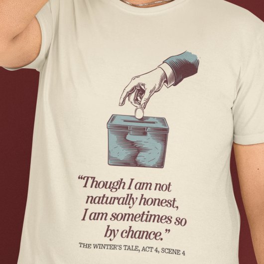 正直偶然：エレガントレトロ Tシャツ