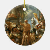 正直者を捜しているディオゲネスc.1650-55 (o セラミックオーナメント (裏面)