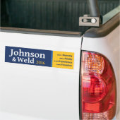 正直者。 正気。 経験。 自由 バンパーステッカー (トラック上)