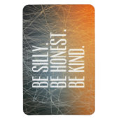 正直間抜けに – やる気を起こさせる引用文 マグネット (縦)