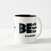 正直間抜け親切だ感動的 ツートーンマグカップ (正面右)