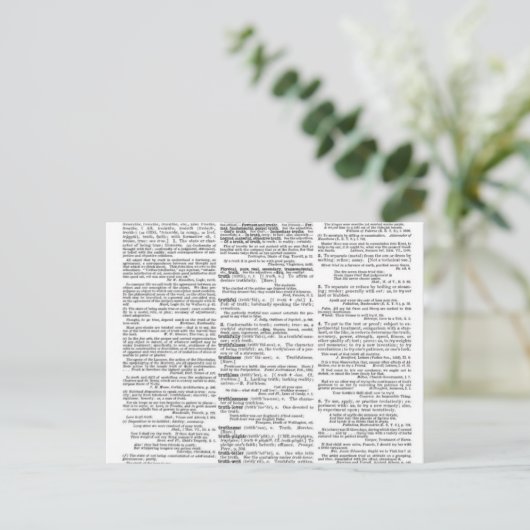 正直 ポストカード (スタンド正面)