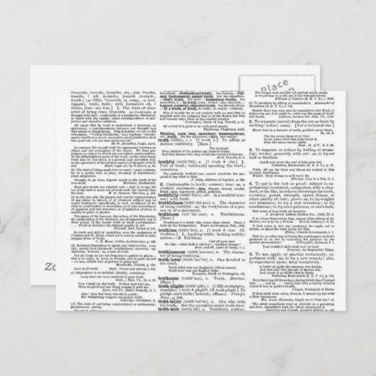 正直 ポストカード (正面/裏面)