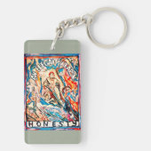 正直、武器エレガント騎士と剣 キーホルダー (裏面)