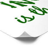 正直/狂気のポスター ポスター (角)