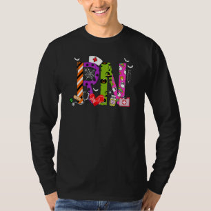 正看護師のかぼちゃ Halloween コスチューム Tシャツ