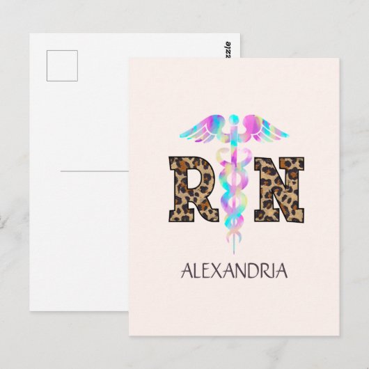 正看護師(RN) ポストカード (正面/裏面)