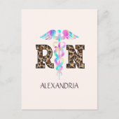 正看護師（RN） ポストカード (正面)