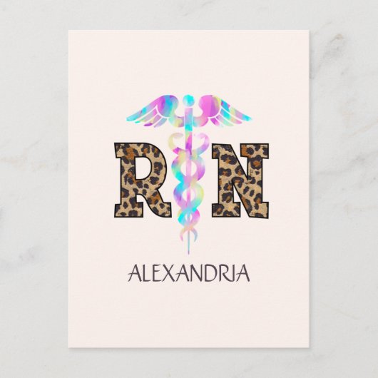 正看護師（RN） ポストカード (正面)