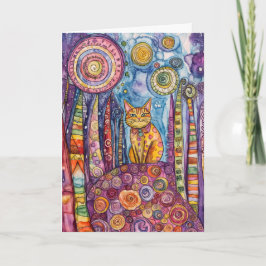 正真正銘の挨拶状を持つ サンキューカード