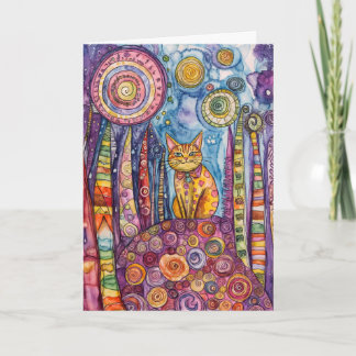 正真正銘の挨拶状を持つ サンキューカード