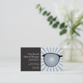 正確で汚い光線ガラス 名刺 (スタンド正面)