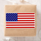 正確なアメリカ国旗のラベル ラベル (インサイチュ)