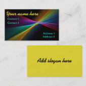 正確な虹のゲイプライドLGBTの名刺 名刺 (正面/裏面)