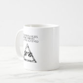 正確な角度で学ぶ数学の完璧さ コーヒーマグカップ (正面左)