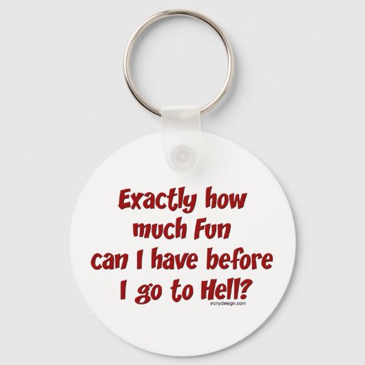 正確にどの程度のおもしろいキーチェーン キーホルダー (正面)