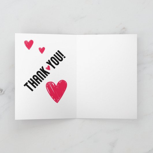 正社員に感謝する カード (内部)