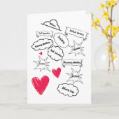 正社員に感謝する カード (黄色い花)