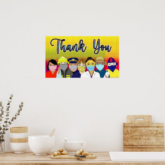 正社員に感謝 ポスター (キッチン)