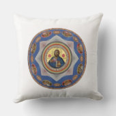 正統なアイコン神の教会の宗教 クッション (裏面)