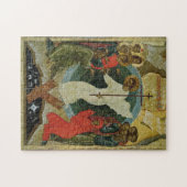 正統なキリスト教のパスチャアイコン ジグソーパズル (横)