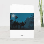 正統なクリスマスグリーティングカード – キリスト生まれは! シーズンカード (裏面)