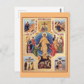 正統な復活アイコン – ポストカード (正面/裏面)