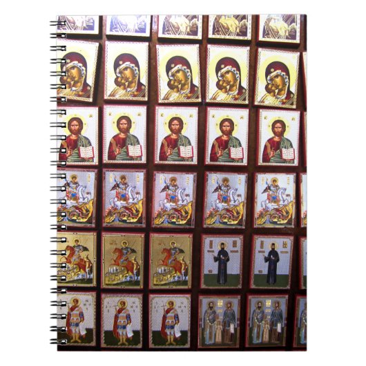 正統のギリシャおよびキリスト教アイコン ノートブック (正面)