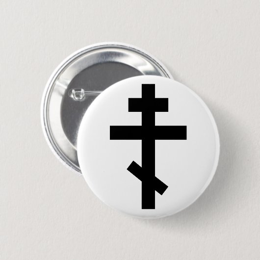 正統の十字 缶バッジ (正面&裏面)