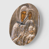 正統アイコン ラージ壁時計 (傾斜)