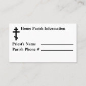 正統キリスト教非常事態宣言 名刺 (裏面)