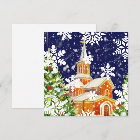 正統クリスマス シーズンカード (正面/裏面)