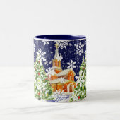 正統クリスマス ツートーンマグカップ (中央)