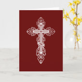 正統クロス カード (黄色い花)