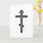 正統クロス カード (黄色い花)