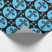 正統クロス ラッピングペーパー (角)