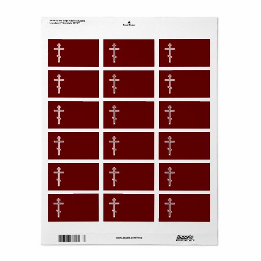 正統クロス ラベル (フルシート)