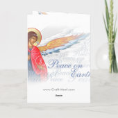 正統ロシアののクリスマスカード シーズンカード (裏面)