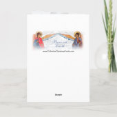 正統ロシアののクリスマスグリーティングカード シーズンカード (裏面)