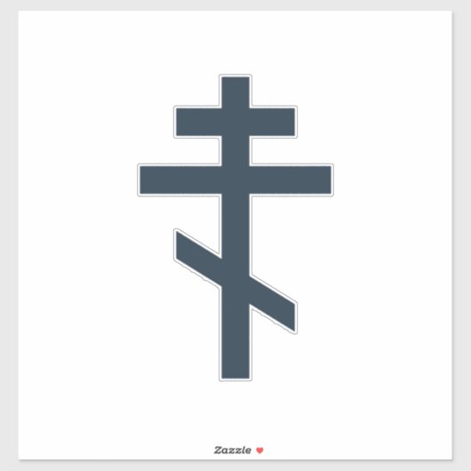 正統ロシアの十字 シール (シート)