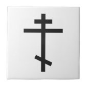 正統ロシアの十字 タイル (正面)