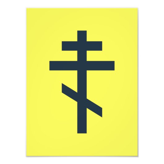 正統ロシアの十字 フォトプリント            (正面)