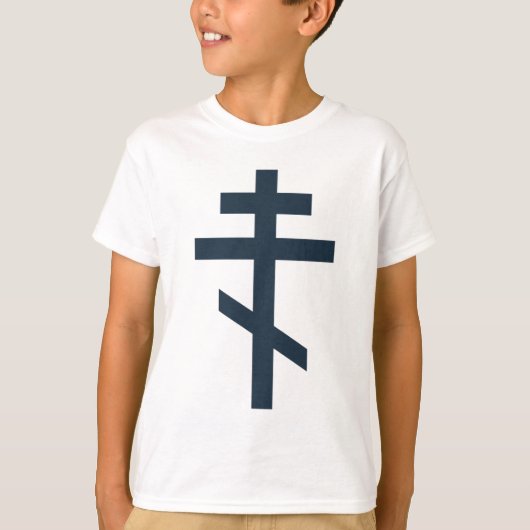 正統ロシアの十字 Tシャツ (正面)