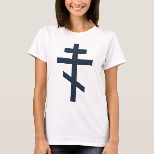 正統ロシアの十字 Tシャツ (正面)