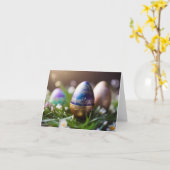 正統復活祭グリーティングカード カード (黄色い花)