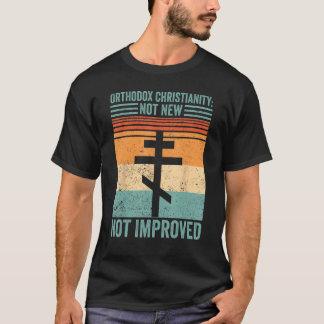 正統派キリスト教 新しくない 改善もされていない Tシャツ