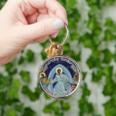 正統派クリスチャン・ギリシャ・キリストは2024年に復活 キーホルダー (手)