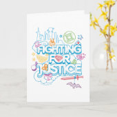 正義すごいのために戦うDCヒーローガールズ カード (黄色い花)