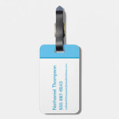 正義すごいのために戦うDCヒーローガールズ ラゲッジタグ (裏面縦)